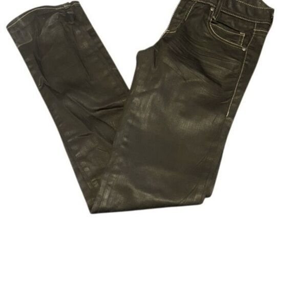 UNITED COLORS OF BENNETTON Wax Coated Jeans - Picture 1 of 6